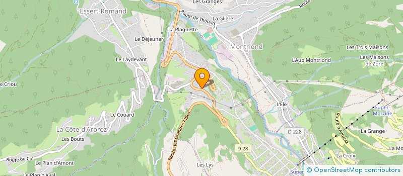 localisation de l'entreprise JUDIT à MORZINE