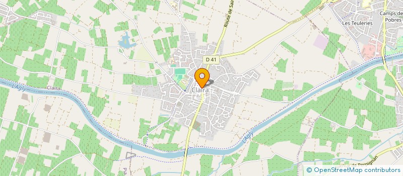 localisation de l'entreprise JUDIT  CLAIRA