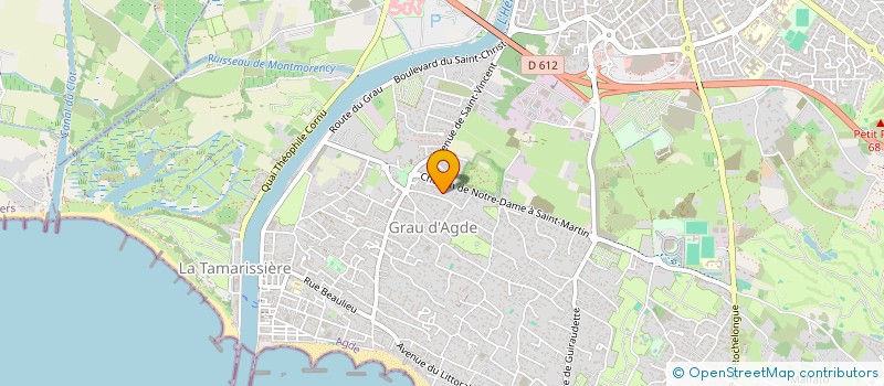 localisation de l'entreprise JUDITH à AGDE