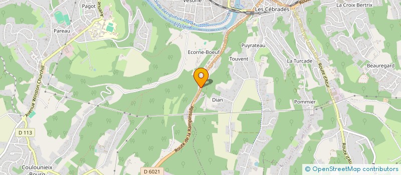 localisation de l'entreprise JUDITH  COULOUNIEIX-CHAMIERS