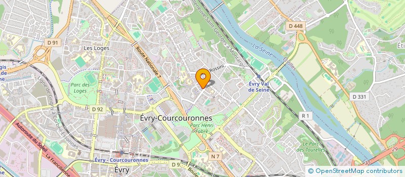 localisation de l'entreprise JUDITH MASIYA COIFFURE S.A.S.U  EVRY-COURCOURONNES
