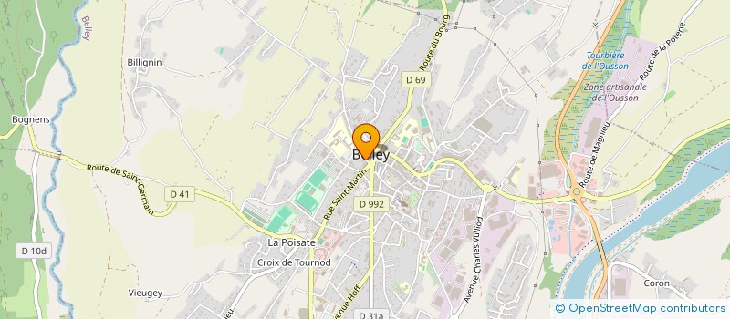 localisation de l'entreprise JUDIXIS à BELLEY