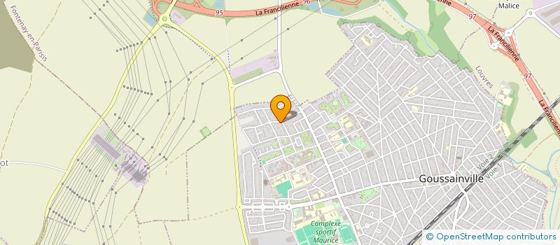 localisation de l'entreprise JUDLOC  GOUSSAINVILLE