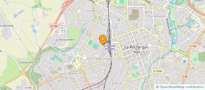 localisation de l'entreprise JUDO 85 à MOUILLERON-LE-CAPTIF