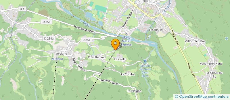 localisation de l'entreprise JUDO ACTIVITES PHYS ET SPORT EVASIONS  SAMOENS