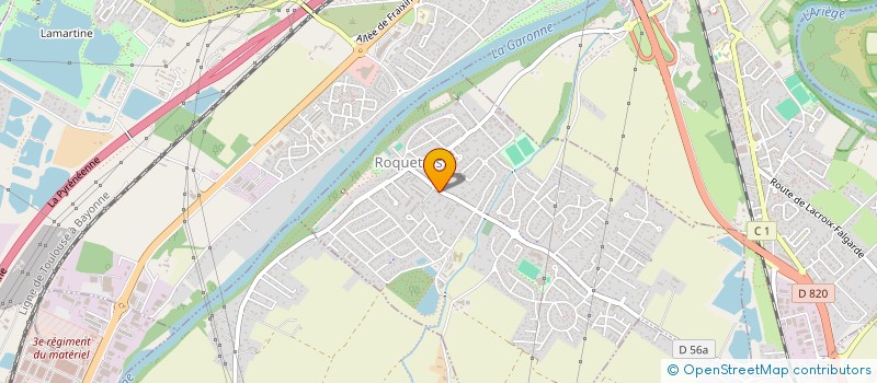 localisation de l'entreprise JUDO AVENIR ROQUETTOIS ET D.A. à ROQUETTES