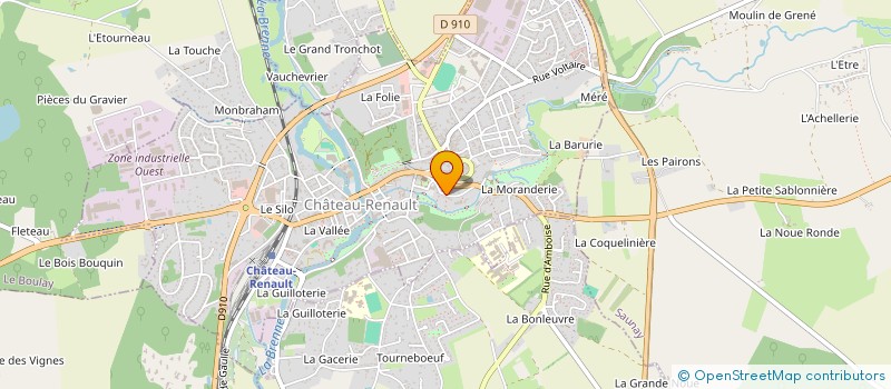 localisation de l'entreprise JUDO CHATEAU RENAULT  CHATEAU-RENAULT