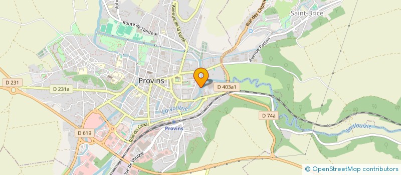 localisation de l'entreprise JUDO CLUB à PROVINS