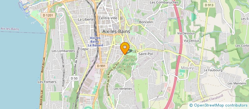 localisation de l'entreprise JUDO CLUB AIXOIS  AIX-LES-BAINS