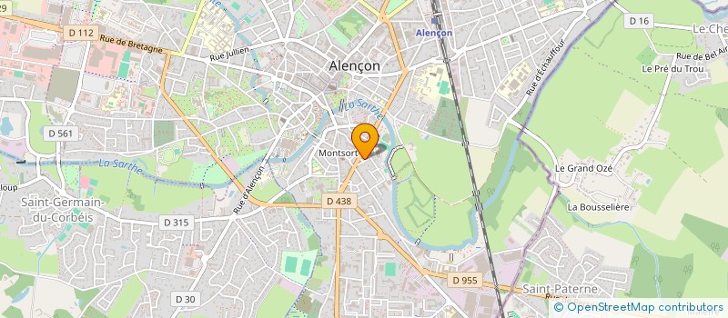 localisation de l'entreprise JUDO CLUB ALENCONNAIS à ALENCON