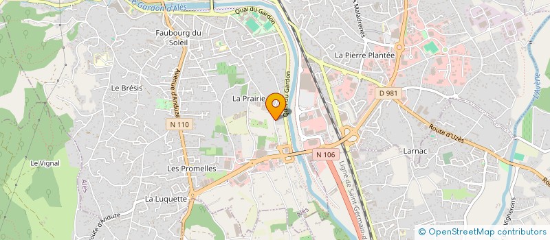 localisation de l'entreprise JUDO CLUB ALES BUSHIDO  ALES