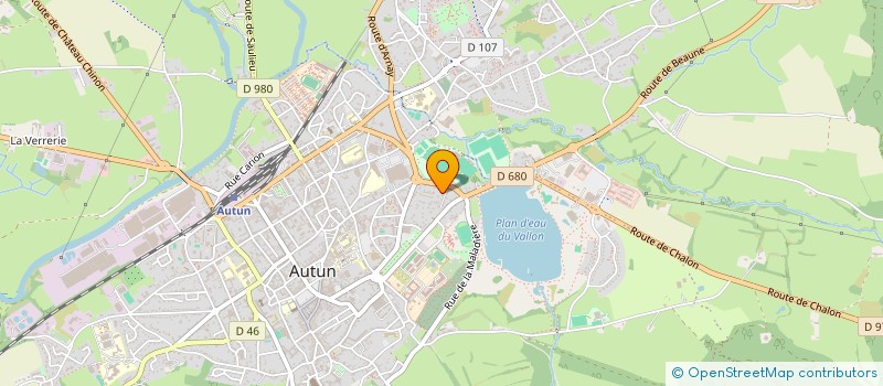 localisation de l'entreprise JUDO CLUB AUTUNOIS à AUTUN