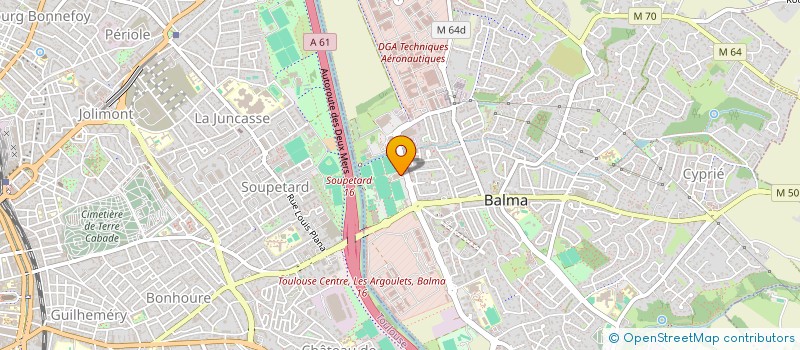 localisation de l'entreprise JUDO CLUB BALMA à BALMA