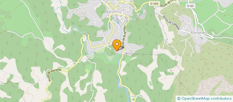 localisation de l'entreprise JUDO CLUB BARJOLAIS à BARJOLS