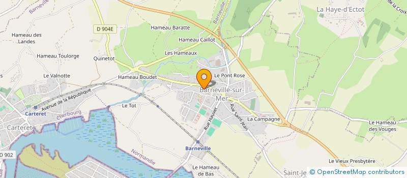 localisation de l'entreprise JUDO CLUB BARNEVILLE CARTERET  BARNEVILLE-CARTERET