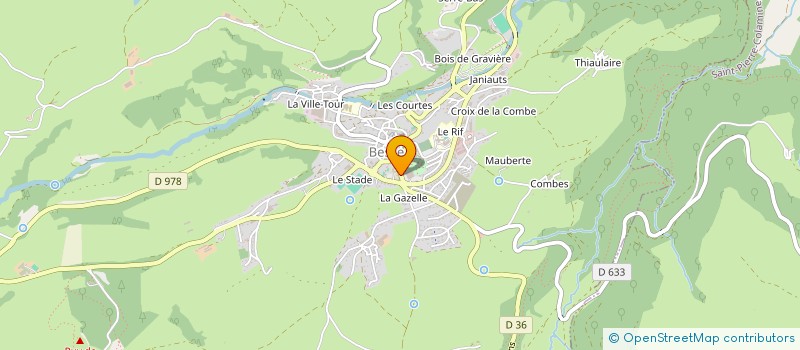 localisation de l'entreprise JUDO CLUB BESSARD à BESSE-ET-SAINT-ANASTAISE