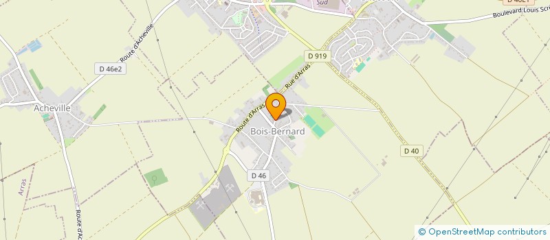 localisation de l'entreprise JUDO CLUB BOIS-BERNARD  BOIS-BERNARD