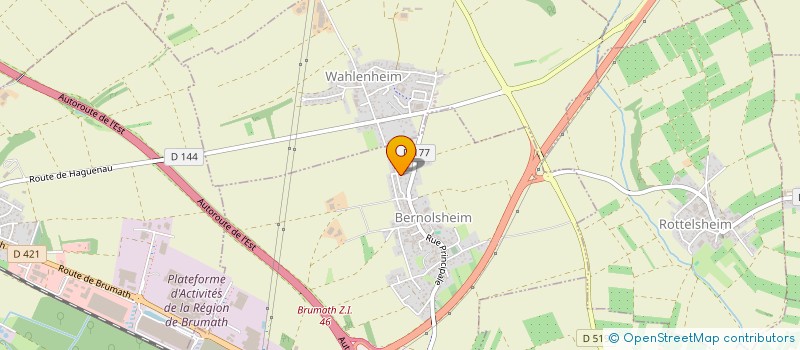 localisation de l'entreprise JUDO CLUB BRUMATH  BERNOLSHEIM