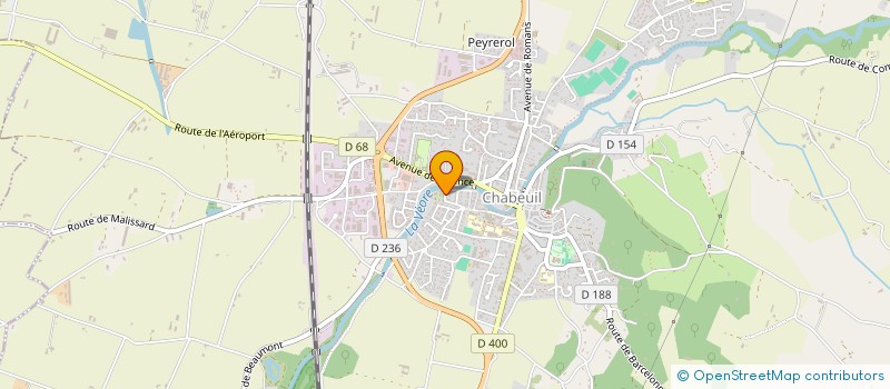localisation de l'entreprise JUDO CLUB CHABEUIL à CHABEUIL