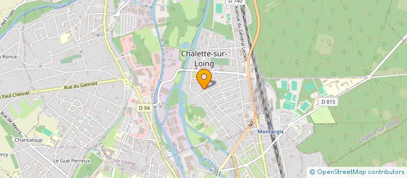 localisation de l'entreprise JUDO CLUB CHALETTOIS à CHALETTE-SUR-LOING