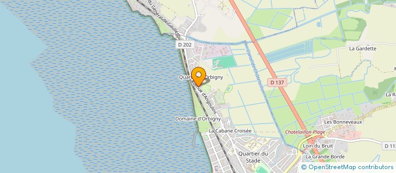 localisation de l'entreprise JUDO CLUB CHATELAILLON à CHATELAILLON-PLAGE