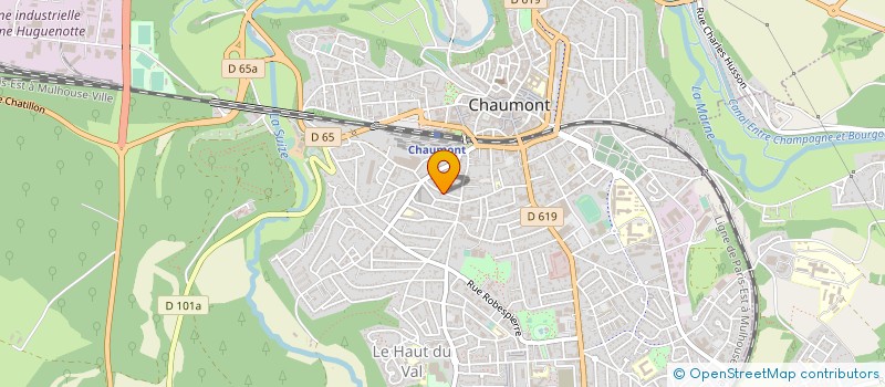 localisation de l'entreprise JUDO CLUB CHAUMONTAIS à CHAUMONT