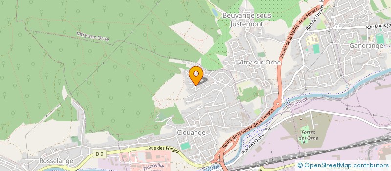 localisation de l'entreprise JUDO CLUB CLOUANGE  CLOUANGE