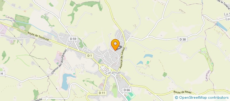 localisation de l'entreprise JUDO CLUB COEUR LAURAGAIS à CARAMAN