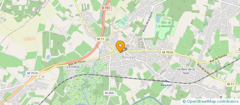 localisation de l'entreprise JUDO CLUB DE BOUAYE  BOUAYE