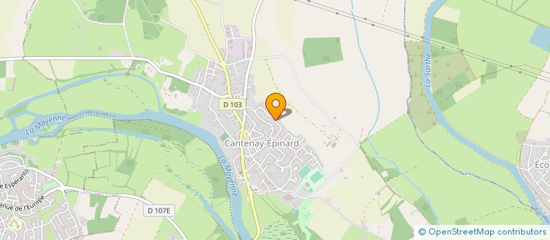 localisation de l'entreprise JUDO CLUB DE CANTENAY-EPINARD  CANTENAY-EPINARD