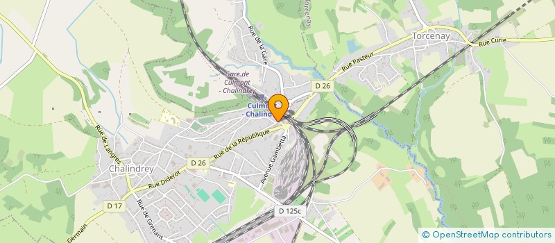 localisation de l'entreprise JUDO CLUB DE CHALINDREY à CHALINDREY