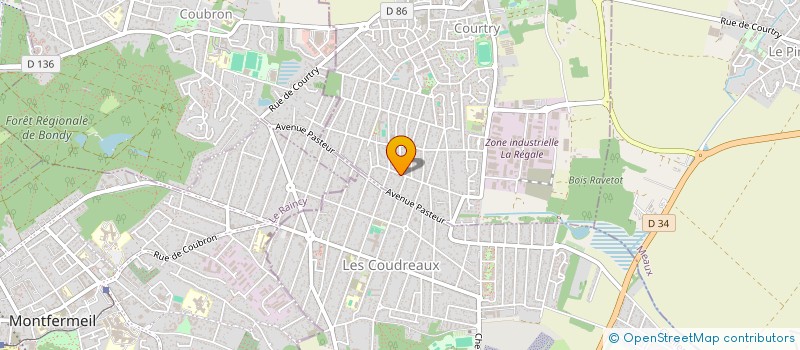 localisation de l'entreprise JUDO CLUB DE COURTRY à COURTRY