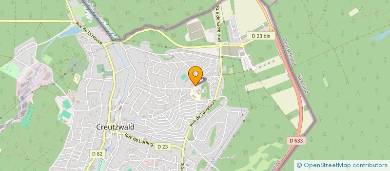 localisation de l'entreprise JUDO-CLUB DE CREUTZWALD  CREUTZWALD