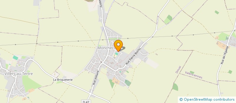 localisation de l'entreprise JUDO CLUB DE FECHAIN à MONCHECOURT