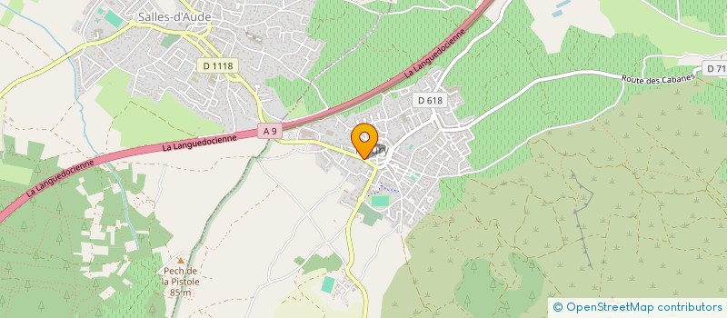 localisation de l'entreprise JUDO CLUB DE FLEURY D AUDE  FLEURY