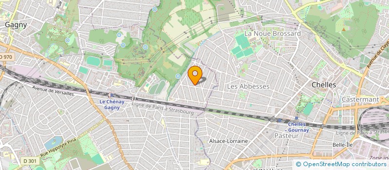 localisation de l'entreprise JUDO CLUB DE GAGNY  GAGNY