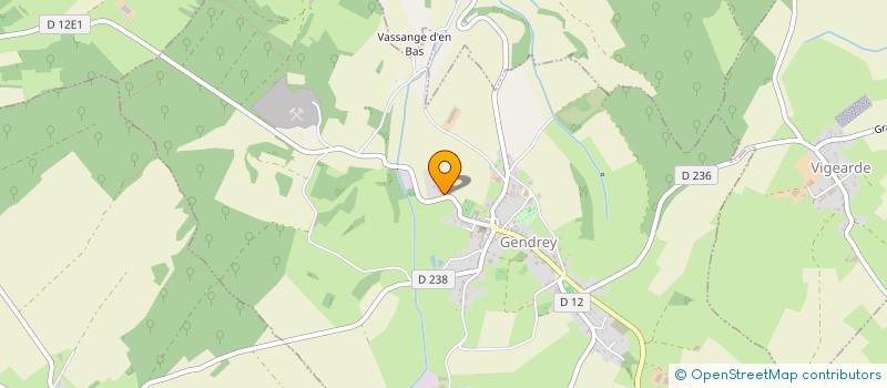 localisation de l'entreprise JUDO CLUB DE GENDREY  GENDREY