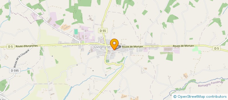 localisation de l'entreprise JUDO CLUB DE JUVIGNY  JUVIGNY LES VALLEES