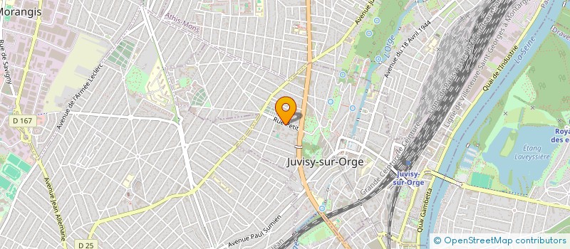 localisation de l'entreprise JUDO CLUB DE JUVISY à JUVISY-SUR-ORGE