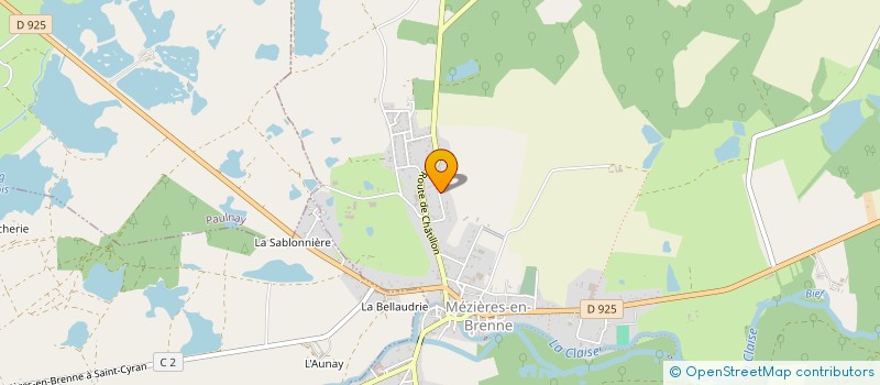 localisation de l'entreprise JUDO CLUB DE LA BRENNE à MEZIERES-EN-BRENNE