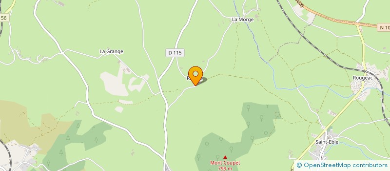 localisation de l'entreprise JUDO CLUB DE LANGEAC  MAZEYRAT D'ALLIER