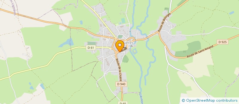 localisation de l'entreprise JUDO CLUB DE LIGNIERES  LIGNIERES