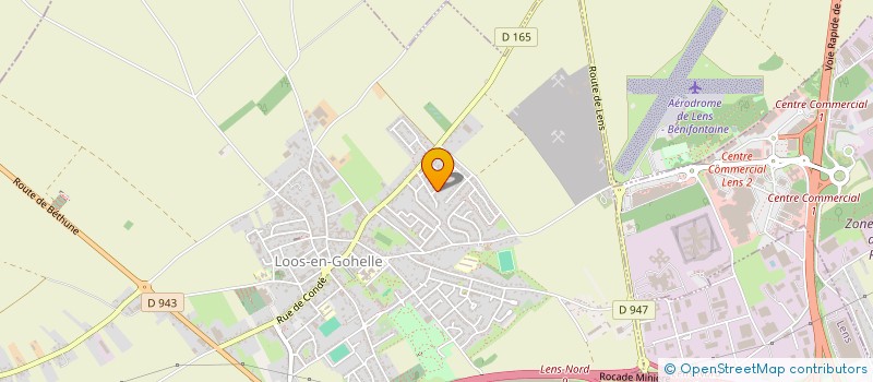 localisation de l'entreprise JUDO CLUB DE LOOS EN GOHELLE  LOOS-EN-GOHELLE