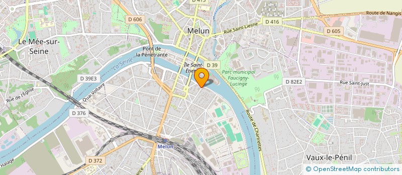 localisation de l'entreprise JUDO CLUB DE MELUN à MELUN