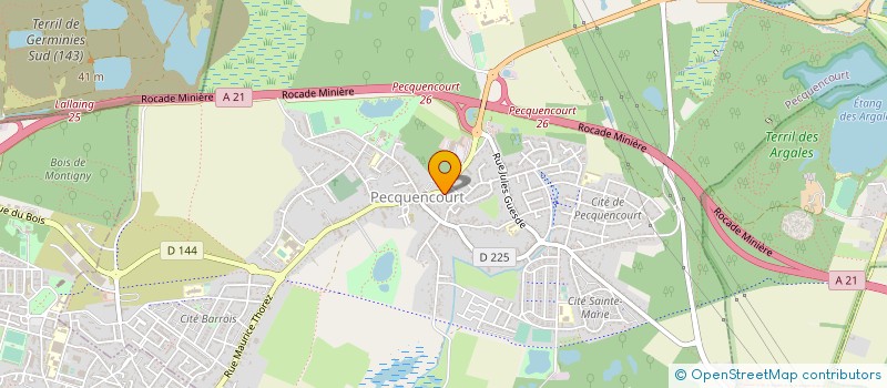 localisation de l'entreprise JUDO CLUB DE PECQUENCOURT à PECQUENCOURT