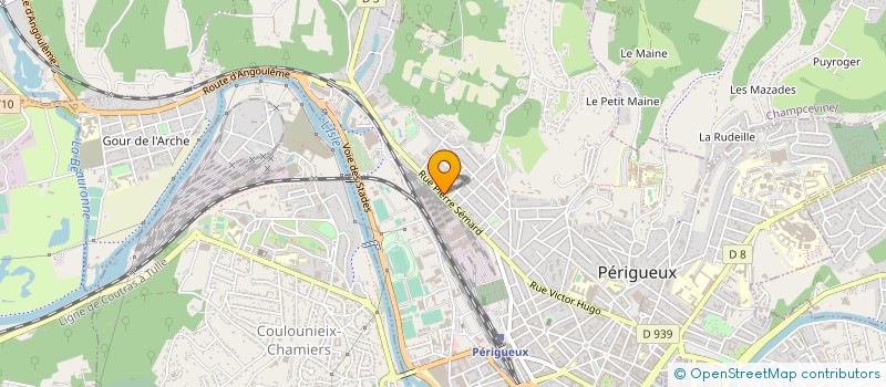 localisation de l'entreprise JUDO CLUB DE PERIGUEUX  PERIGUEUX