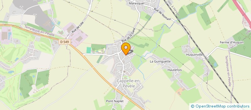 localisation de l'entreprise JUDO CLUB DE PONT A MARCQ à CAPPELLE-EN-PEVELE