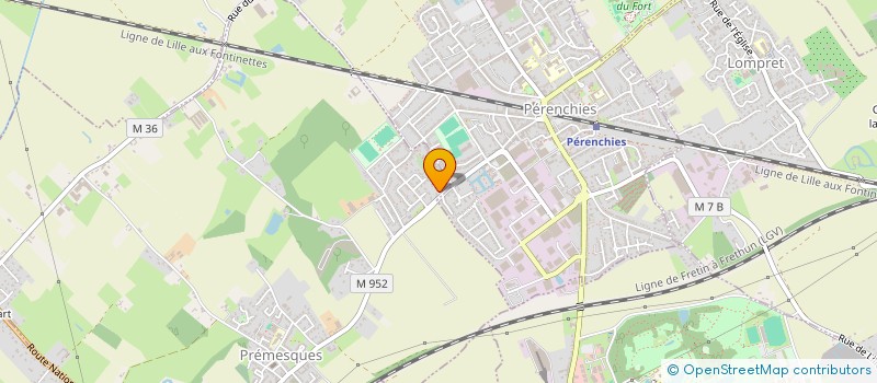 localisation de l'entreprise JUDO CLUB DE PREMESQUES  PREMESQUES