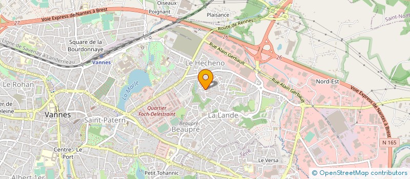 localisation de l'entreprise JUDO CLUB DE QUESTEMBERT à VANNES