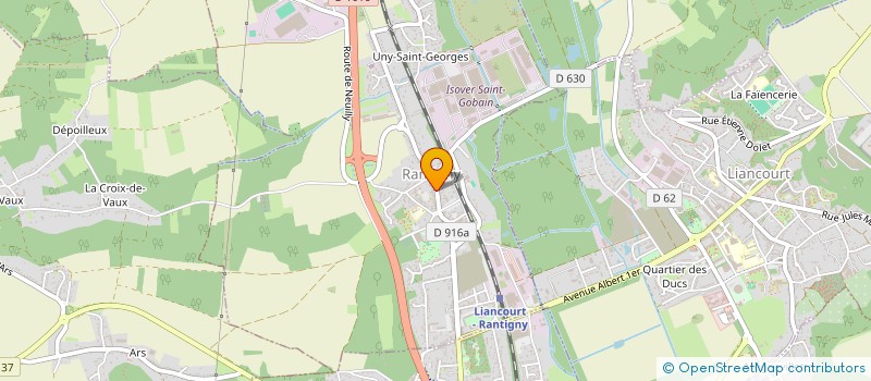 localisation de l'entreprise JUDO CLUB DE RANTIGNY  RANTIGNY